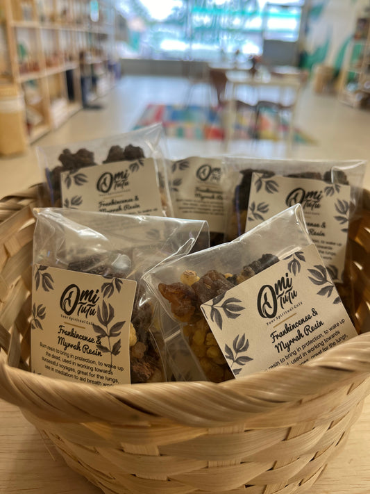 Frankincense and Myrrh resin