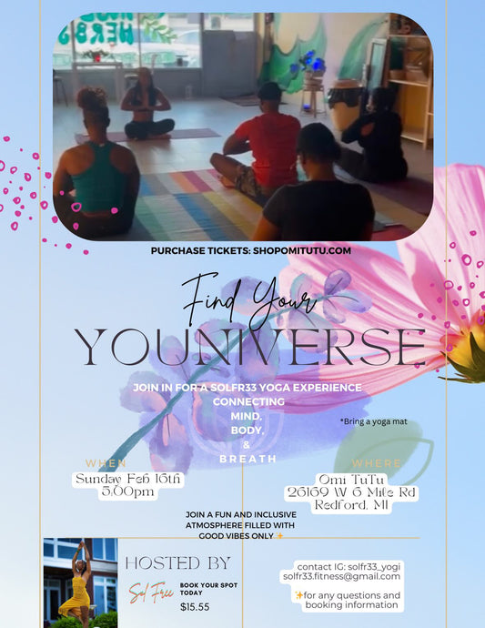 Find Your Youniverse- Yoga Class