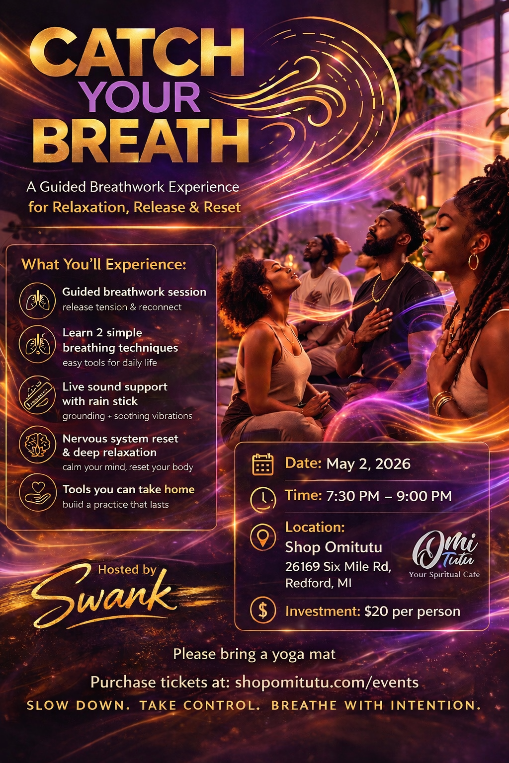Catch Your Breath – Guided Breathwork Experience