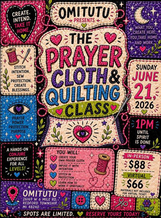 Prayer Cloth & Quilting Class 🧵
