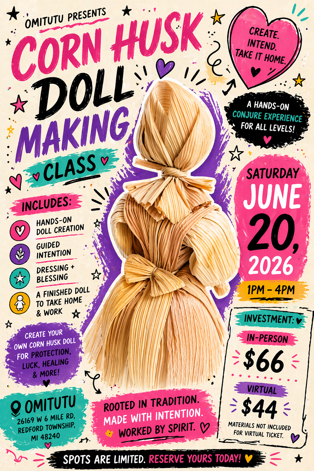 Corn Husk Doll Making Class