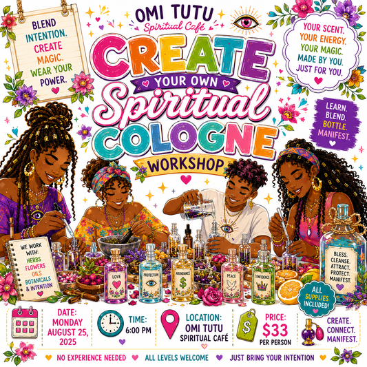 Create Your Own Spiritual Cologne Workshop