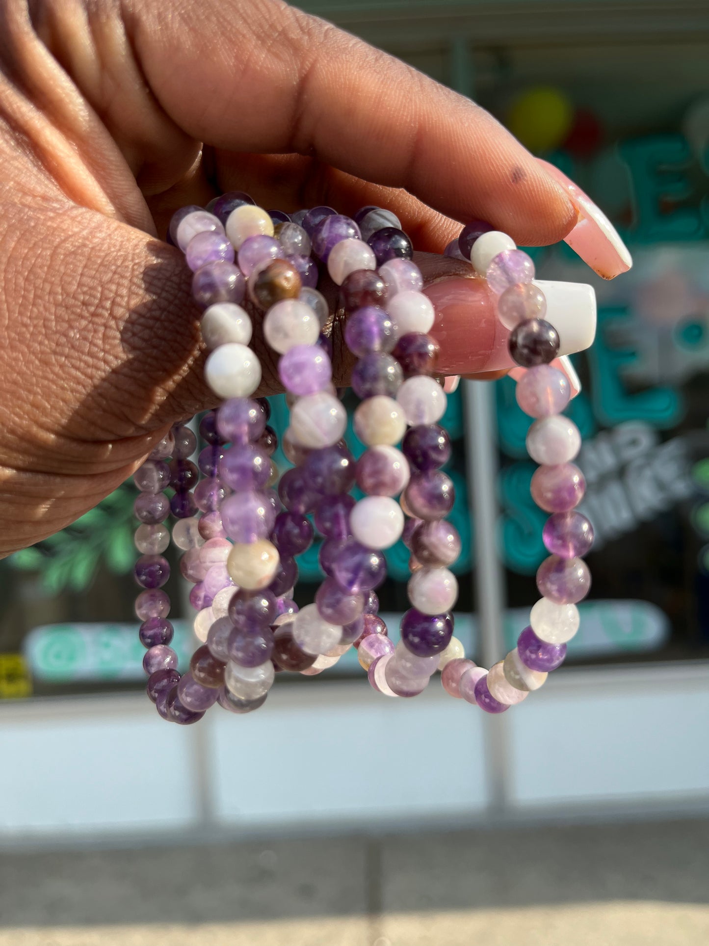 Amethyst bracelet