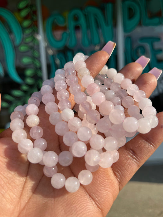 Rose Quartz 8mm Bracelet