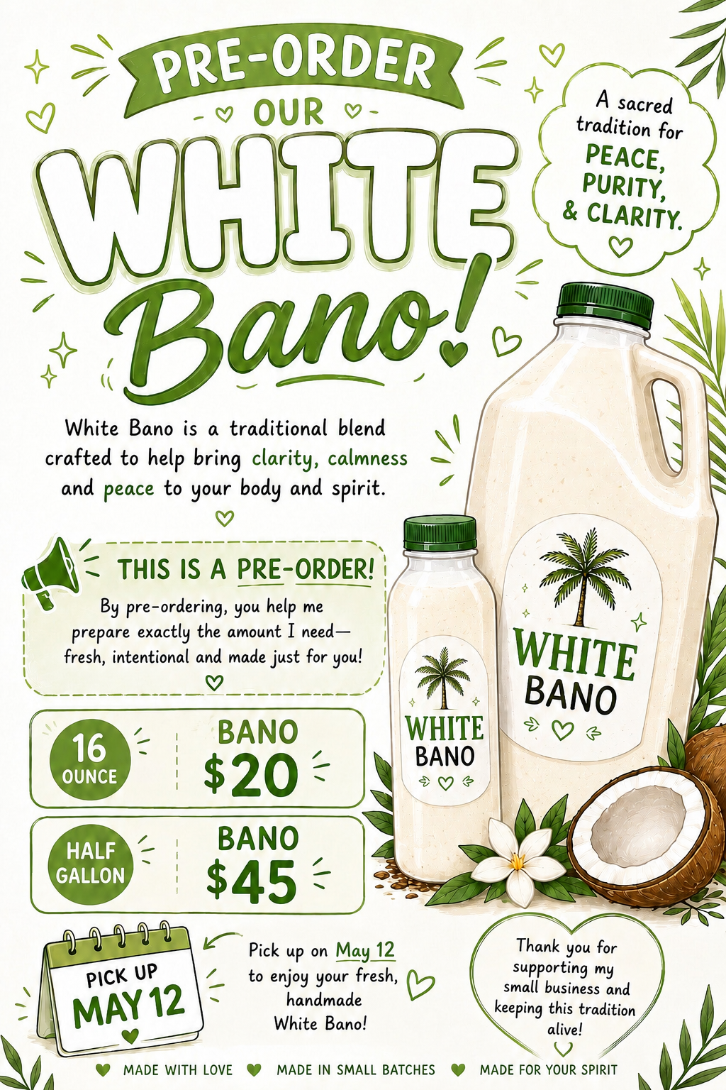 White Baño/Bath Pre Order