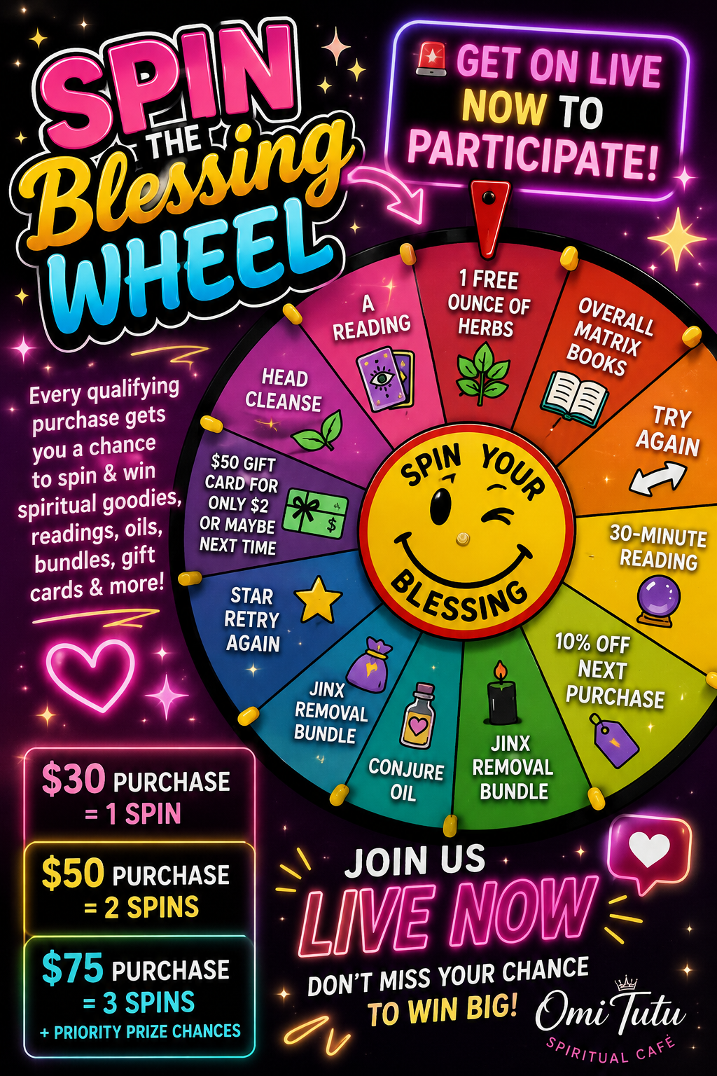 Spin the Blessing Wheel