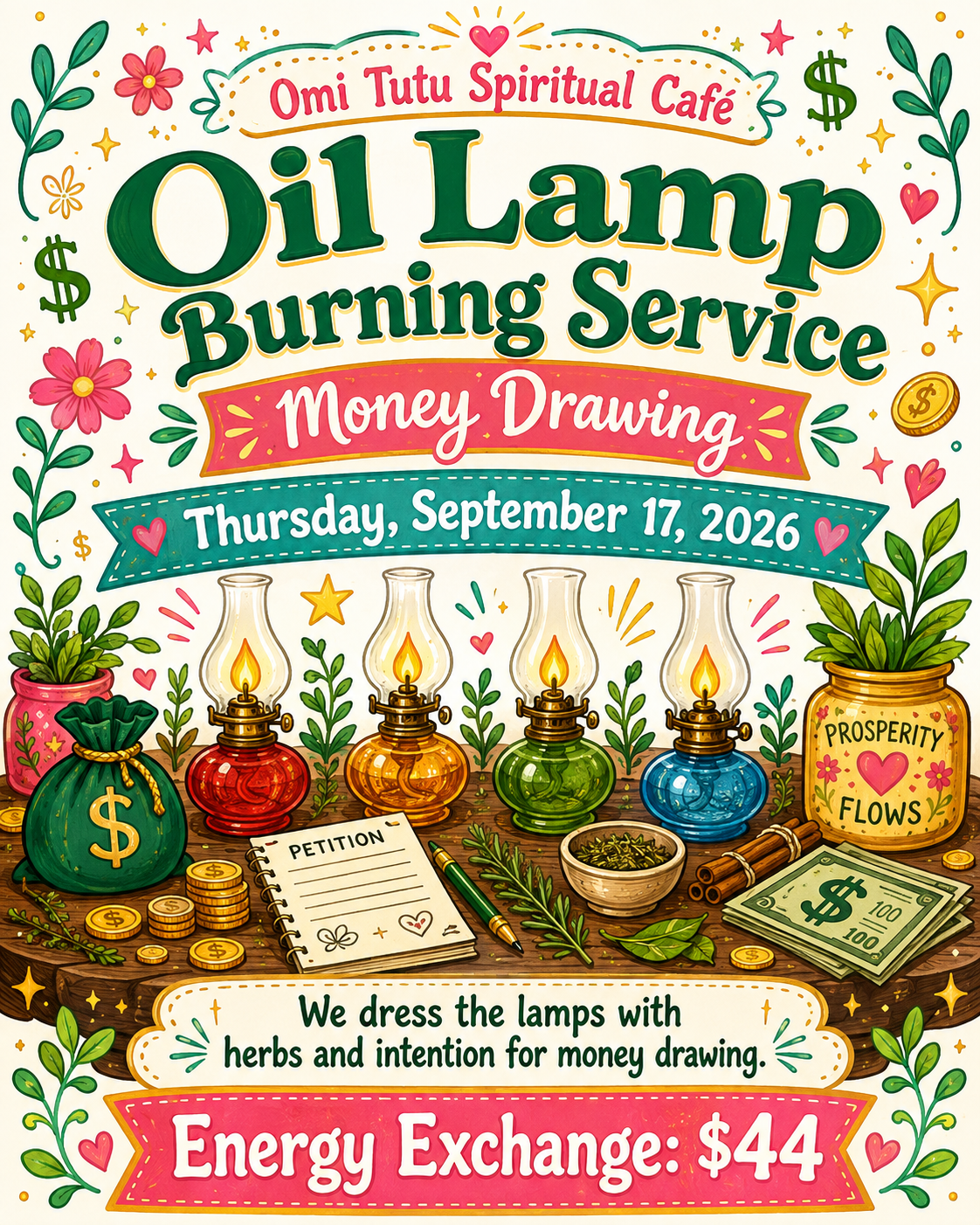 Oil Lamp Burning Service for Longevity & Prosperity