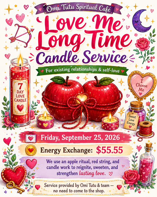 Love Me Long Time Candle Service
