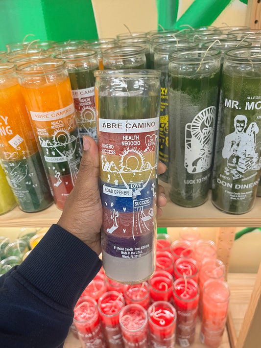 Abre Camino 7 Color 7 Day Candle